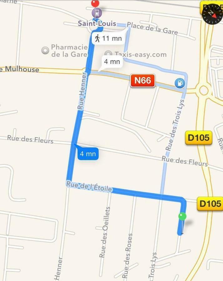 סאן לואיס Joli Studio A Euroairport-Basel-Mulhouse-Freiburg מראה חיצוני תמונה